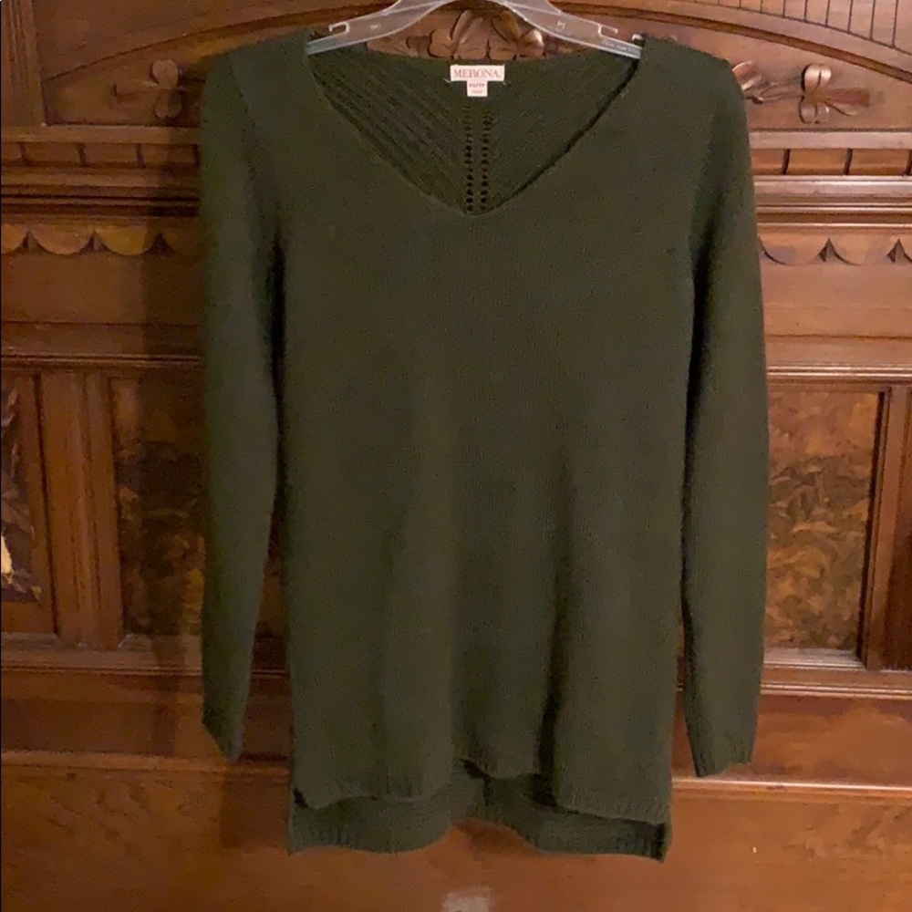 Green sweater